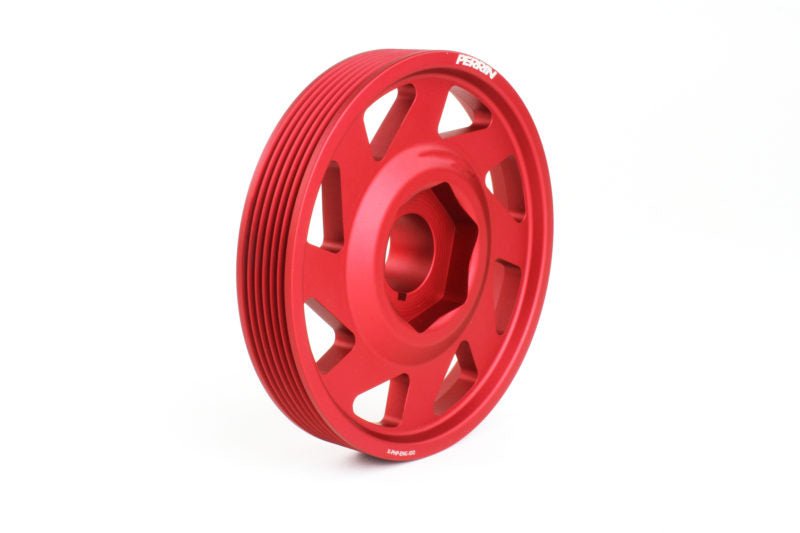JDMuscle Perrin [17-26 Honda Civic Type-R] Crank Pulley - Red