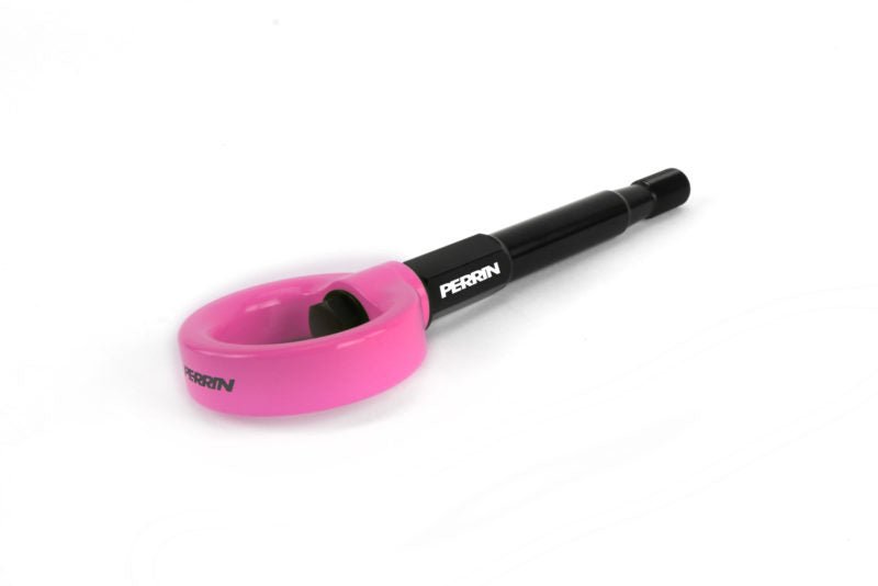 JDMuscle Perrin [08-14 WRX/STI Hatchback] Rear Tow Hook Kit - Hyper Pink
