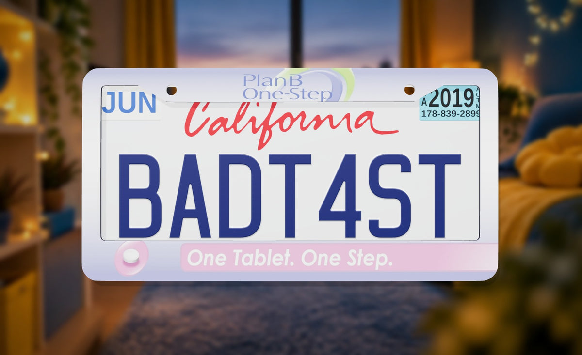 Plan B License Plate Frame