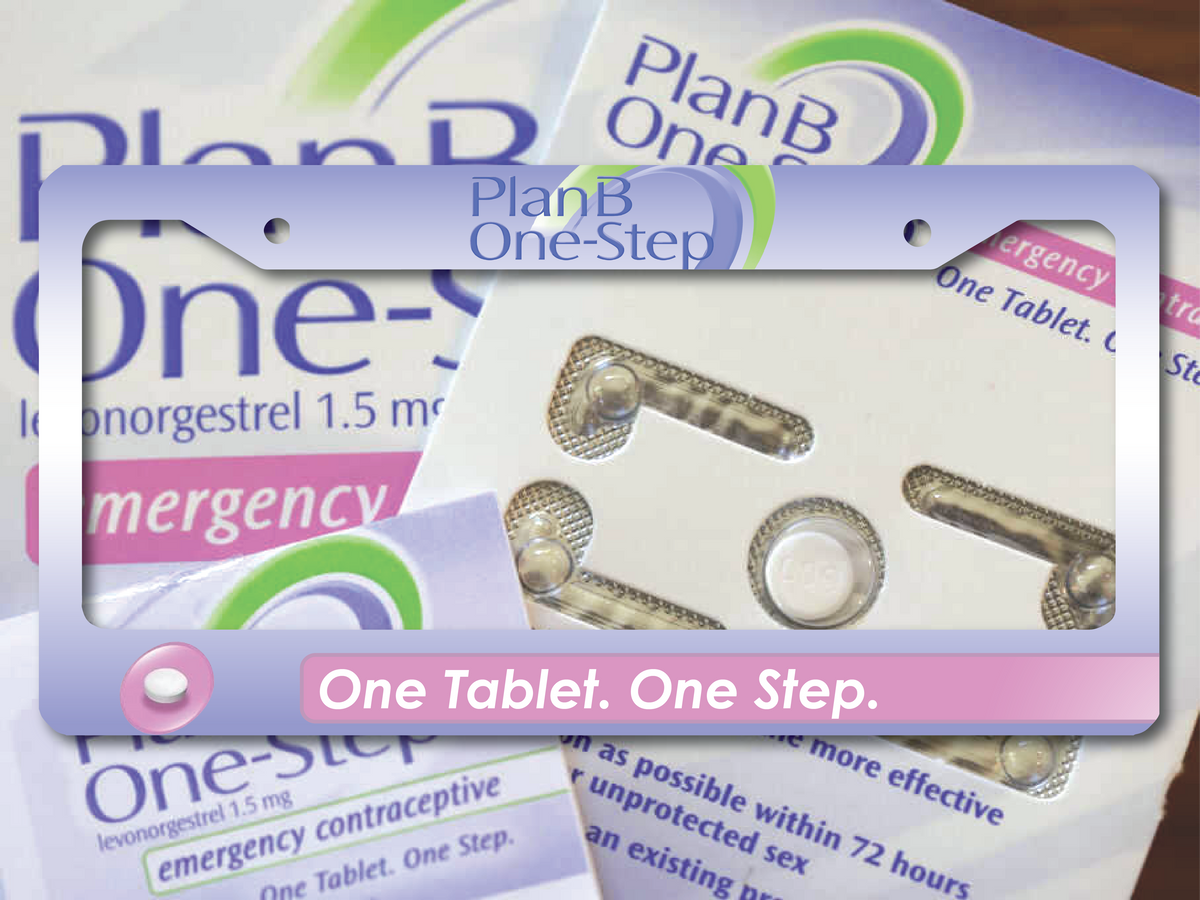 Plan B License Plate Frame