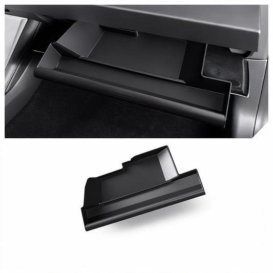 Tesery Push-Pull Glovebox Storage Case for Tesla Model 3 Highland / Model Y Juniper / YL (LHD)