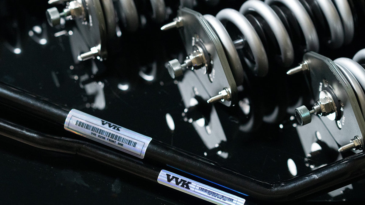 SLR Speed Mercedes SL280 R230 Coilover Conversion Kit with Adjustable Sway Bars and Power Steering