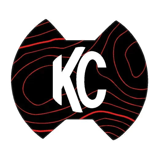 KC HiLITES 8" SlimLite LED Cover Topo Overlays - Universal