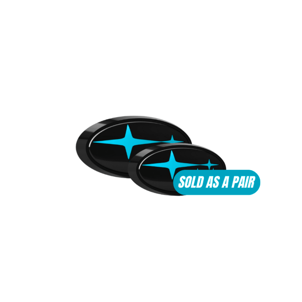 JDMuscle Racing Art [22-26 WRX] Front + Rear Emblem Kit