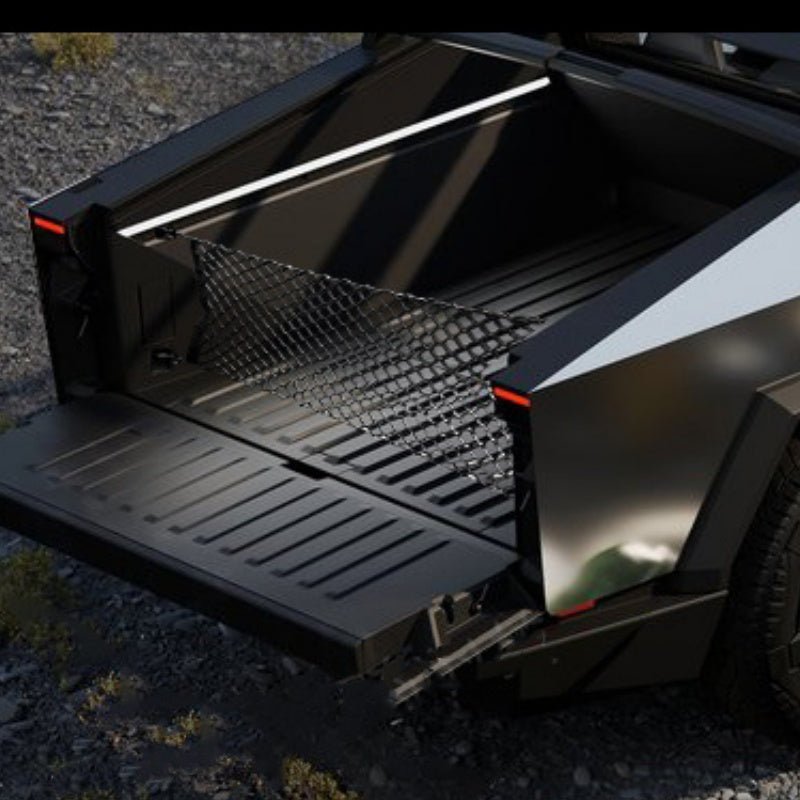 Tesery Rear Bucket Fixed Mesh Pocket for Cybertruck