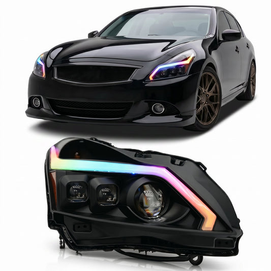 RGB Halo Kits (2010-2013) Infiniti G37 Multicolor Flow DRL Boards (for Spyder Headlights only)