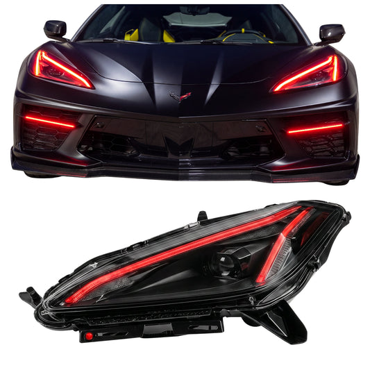 RGB Halo Kits Chevrolet Corvette C8 RGBW+A DRL Boards (2020-2026)
