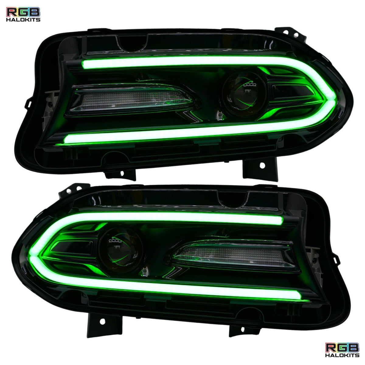 RGB Halo Kits Dodge Charger Flow Series DRL Boards | Diffused LED (2015-2023) - image 3