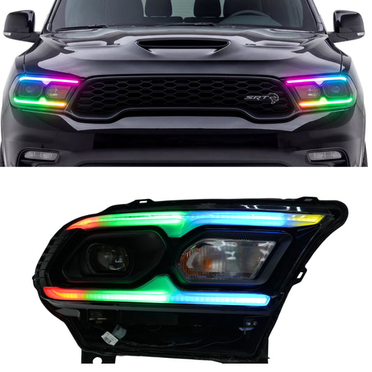 RGB Halo Kits Dodge Durango Multicolor Flow DRL Kit (2021-2026)