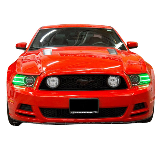 RGB Halo Kits Ford Mustang Multicolor Flow Series DRL Boards (2013-2014)