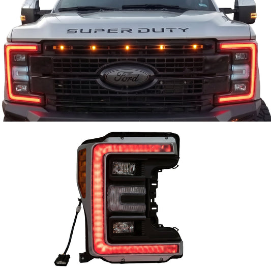RGB Halo Kits Ford Super Duty Flow Series DRL Boards (2017-2019)