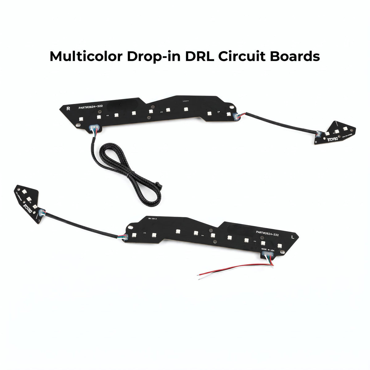 RGB Halo Kits GMC Sierra 1500 Multicolor DRL Boards (2016-2018) - image 2