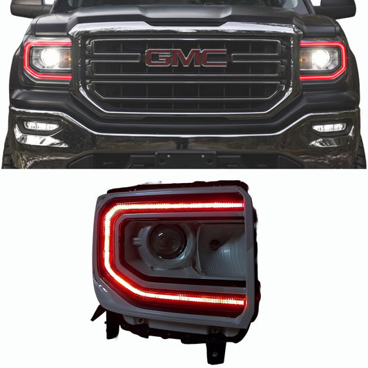 RGB Halo Kits GMC Sierra 1500 Multicolor DRL Boards (2016-2018)