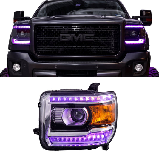 RGB Halo Kits GMC Sierra RGBW DRL Boards (2014-2015)