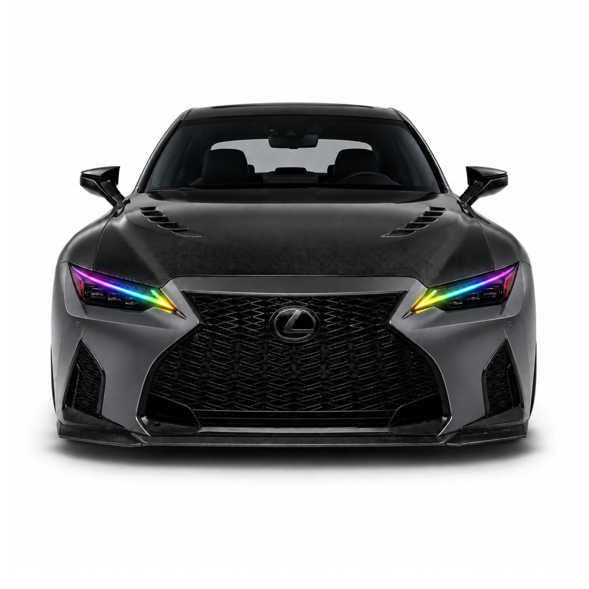 RGB Halo Kits Lexus IS Multicolor Flow Series DRL Boards (2021-2026)