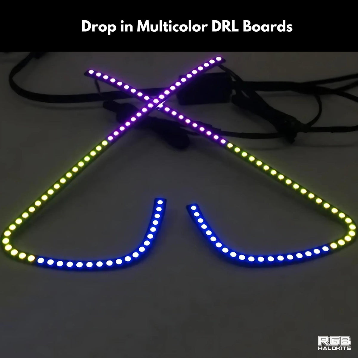 RGB Halo Kits Scion FRS Spec-D Multicolor Flow DRL Boards (2012-2017) - image 2