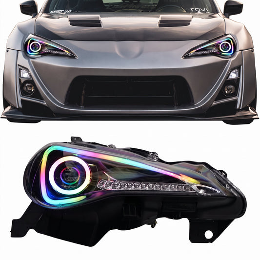 RGB Halo Kits Scion FRS Spec-D Multicolor Flow DRL Boards (2012-2017)