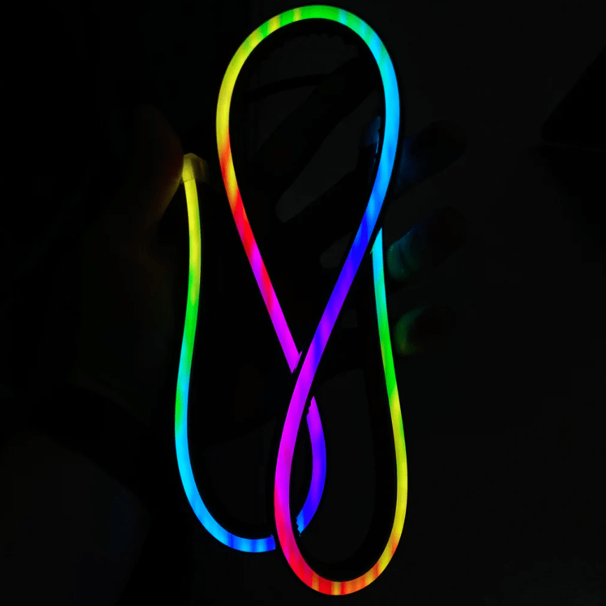 RGB Halo Kits Universal Side Emitting Flexible DRL Diffused Strips | Multicolor - image 11