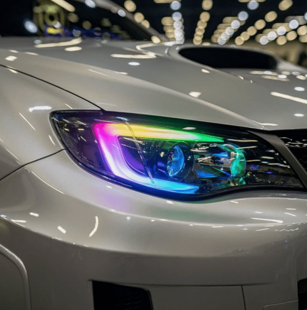 RGB Halo Kits Universal Side Emitting Flexible DRL Diffused Strips | Multicolor - image 13