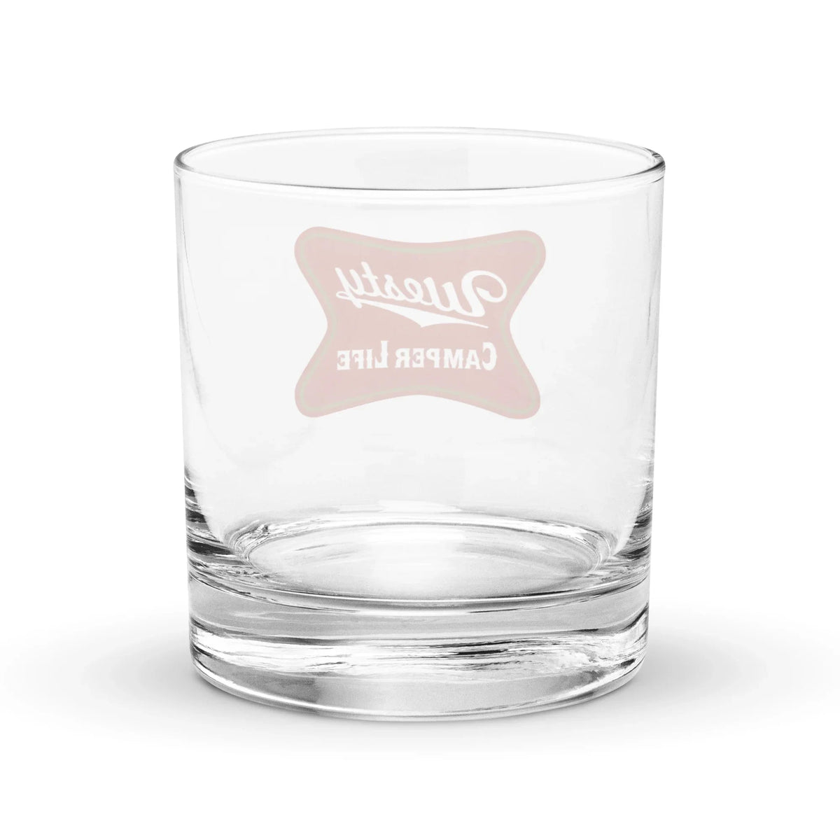 Westy Camper Life Rocks Glass