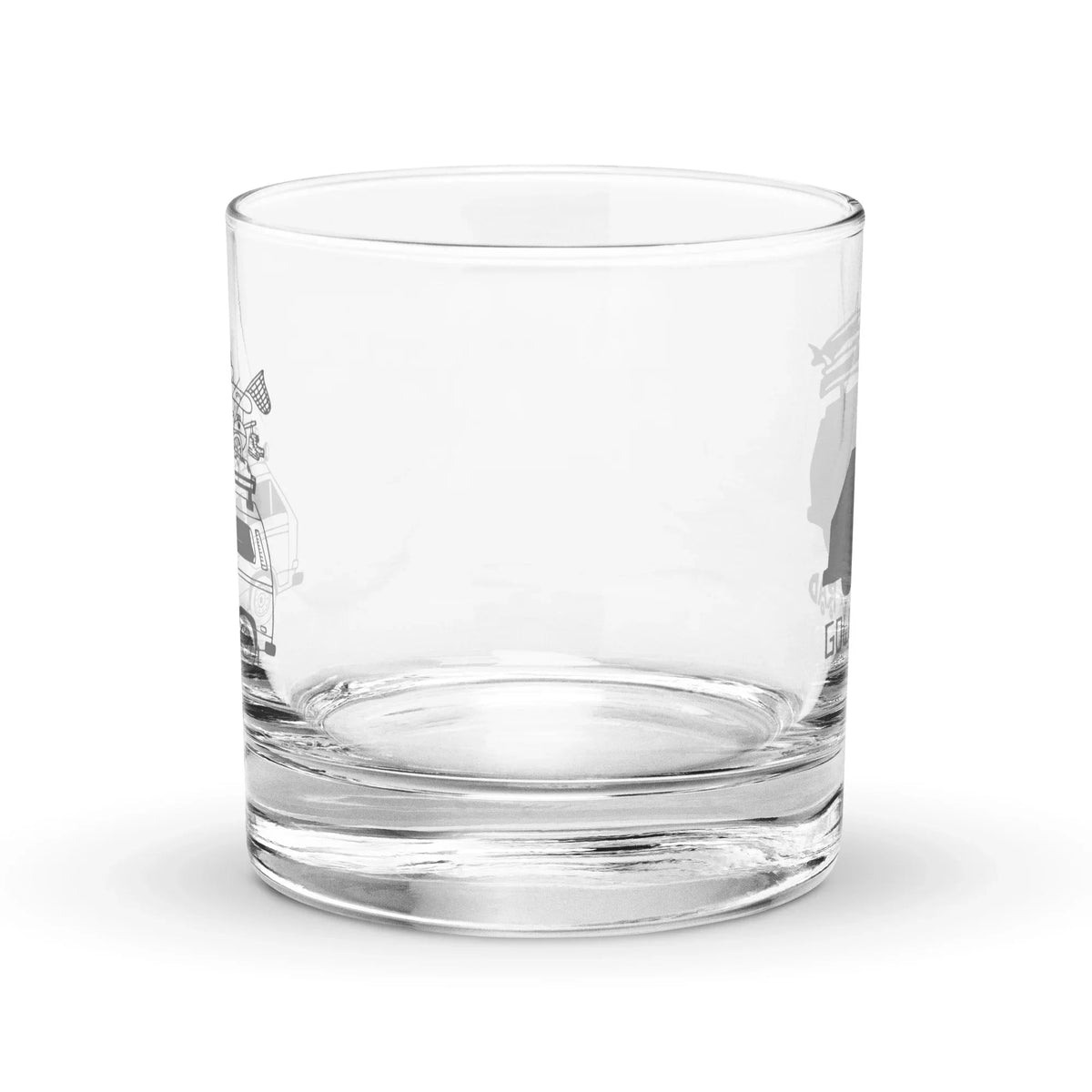 Rad Vanagon Rocks Glass