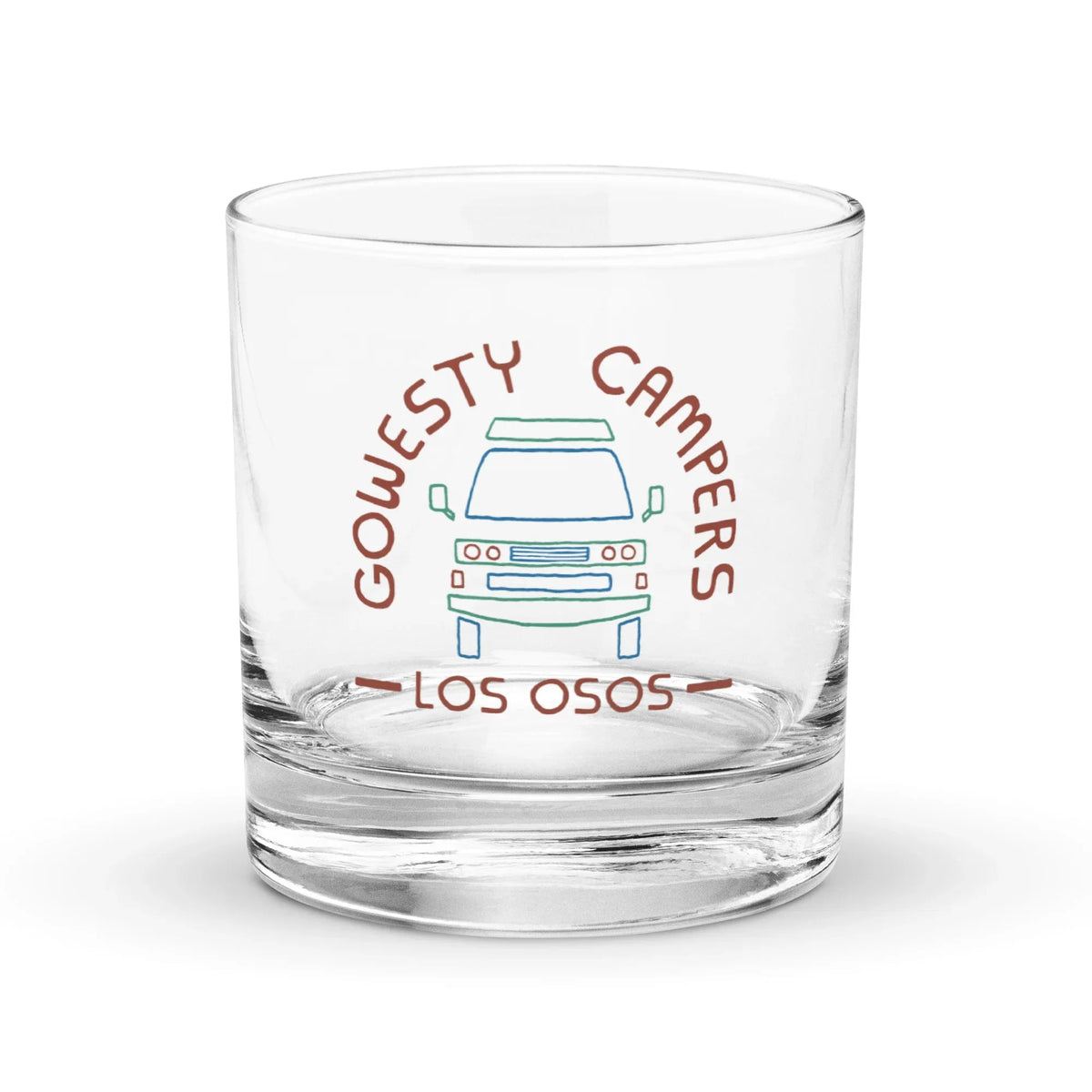 GoWesty Campers "Friendly Face" Rocks Glass