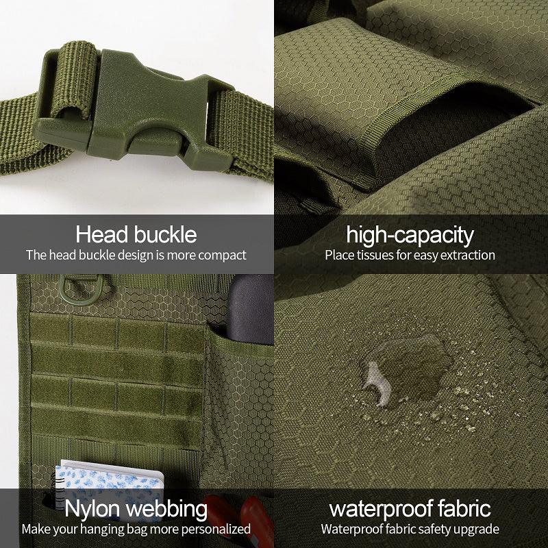 EVSTITAN Car Seat Back Tactical Storage Bag