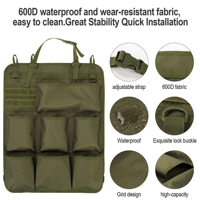 EVSTITAN Car Seat Back Tactical Storage Bag