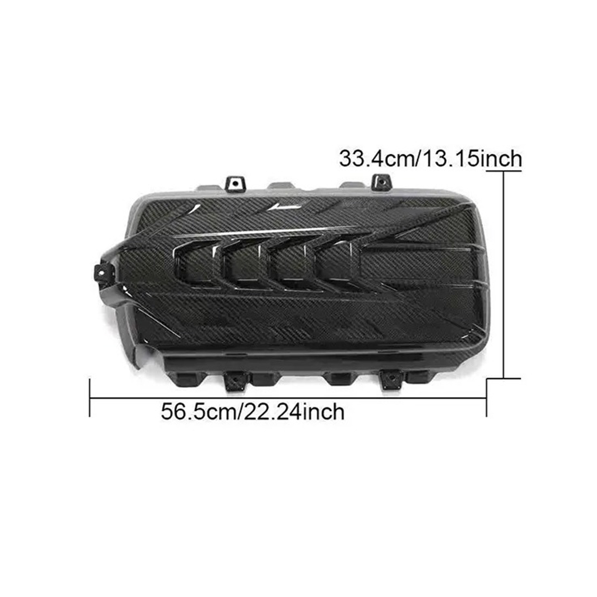 Bull Boost Carbon Fiber Engine Cover for Chevrolet Corvette C8