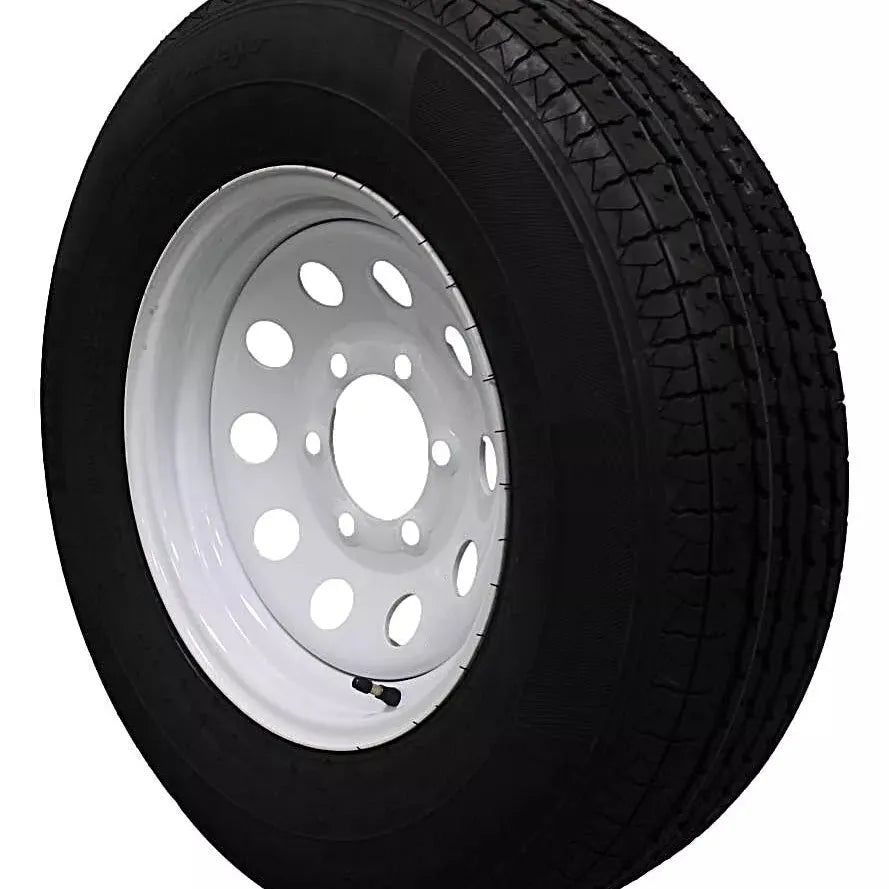 (Set of 2) and Wheel 225/75R15 Trailer Tire – Reinforced 10-Ply-Ply Design, 15.0-Inch Rim – Built for Long-Distance Hauling & Stability | A15604520116110ST22575R15-B2