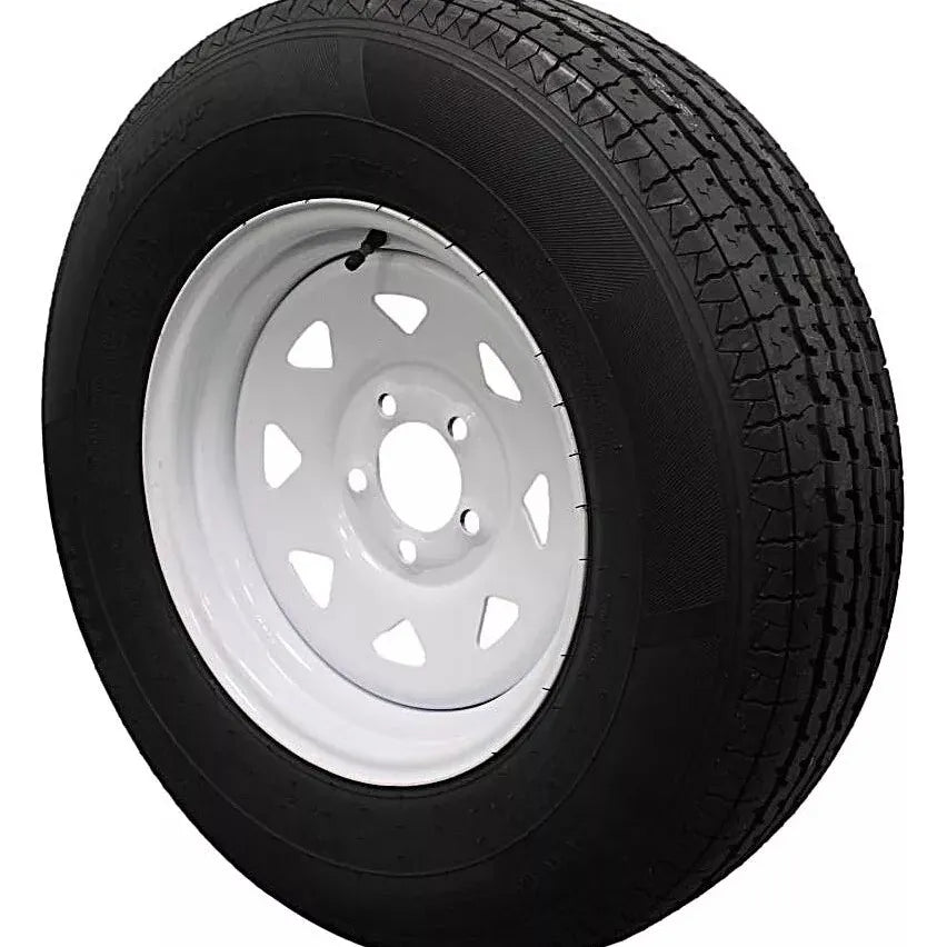(Set of 4) and Wheel 225/75R15 Highway Terrain – 15.0-Inch Rim, 10-Ply-Ply Strength, Load 116.0, Speed M – Heavy-Duty Trailer Tire | A15604500116110ST22575R15-B4