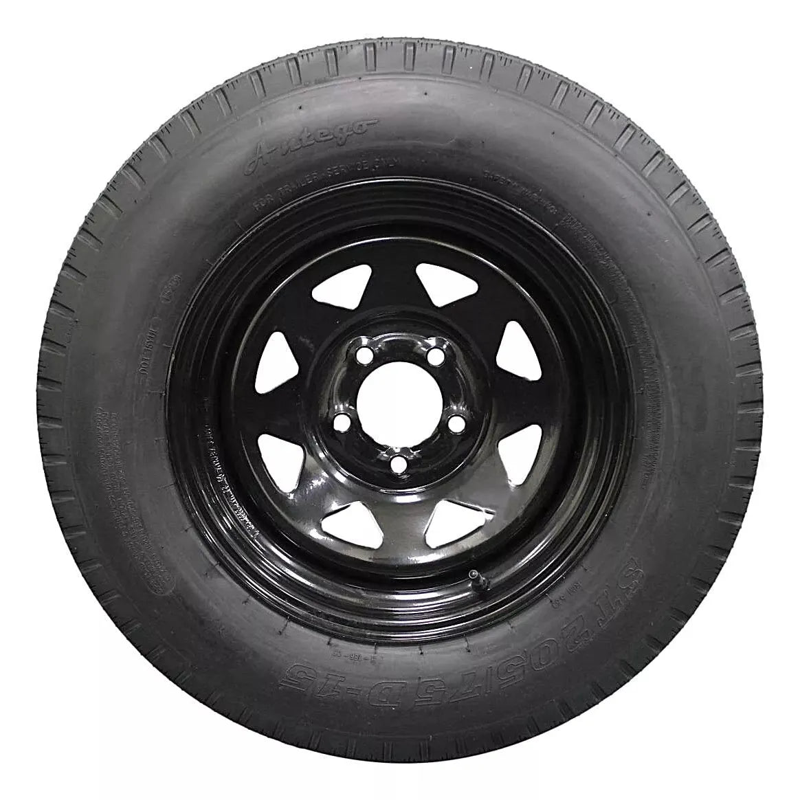 (Set of 4) and Wheel 205/75D15 Highway Terrain Assembly – Optimized for High Load Performance, 15.0-Inch Rim, Load 101.0, Speed M | A15604500096206ST20575D15-B4