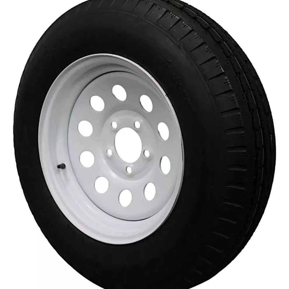 (Set of 2) and Wheel 205/75D15 Trailer Tire – Reinforced 6-Ply-Ply Design, 15.0-Inch Rim – Built for Long-Distance Hauling & Stability | A15604510116206ST20575D15-B2