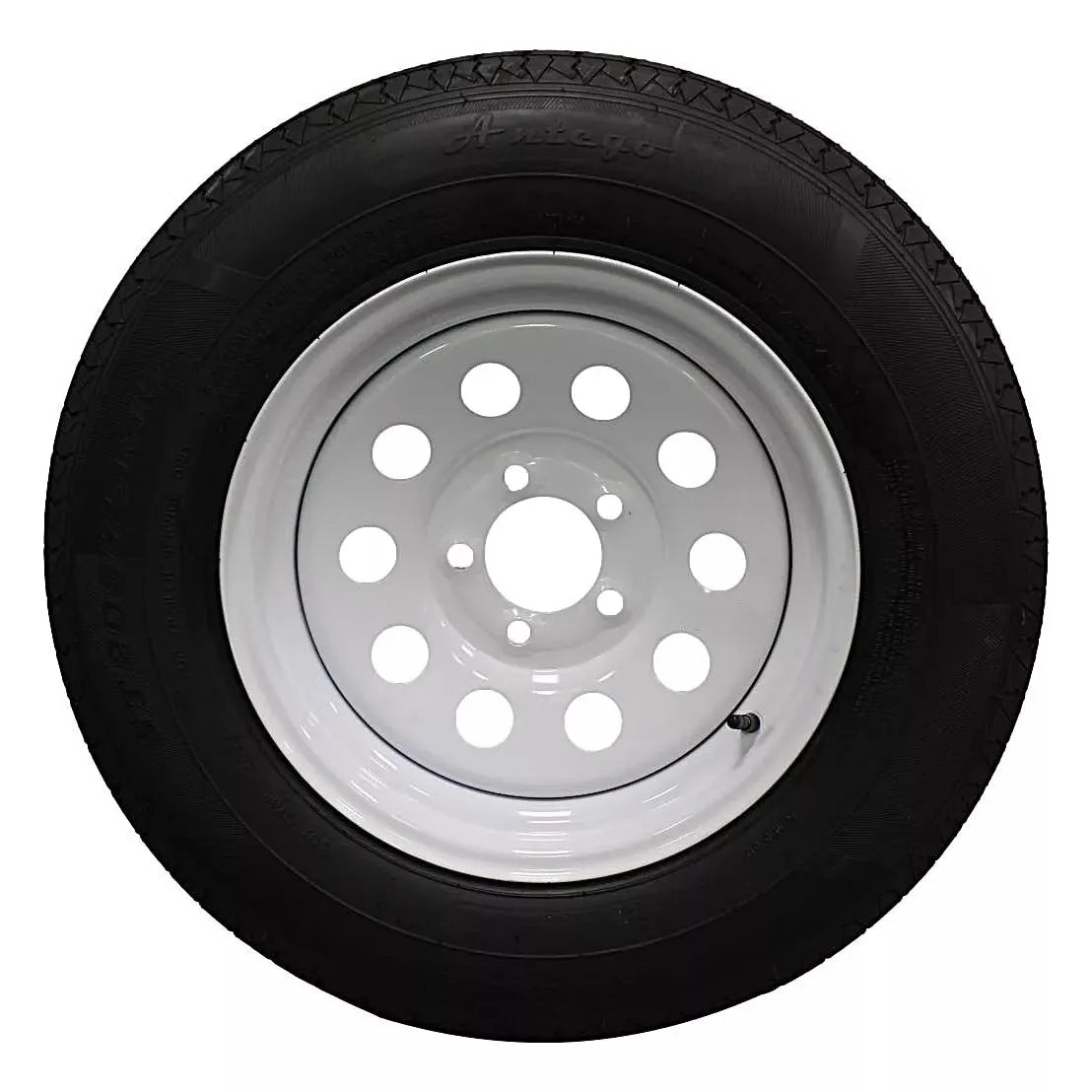 (Set of 4) and Wheel 205/75R15 Trailer Tire – Reinforced 6-Ply-Ply Design, 15.0-Inch Rim – Built for Long-Distance Hauling & Stability | A15604510116108ST20575R15-B4