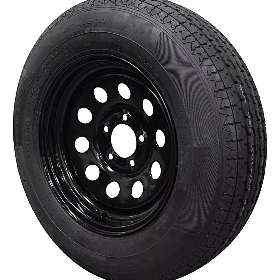 (Set of 4) and Wheel 205/75R15 Highway Terrain – 15.0-Inch Rim, 8-Ply-Ply Strength, Load 107.0, Speed M – Heavy-Duty Trailer Tire | A15604510096108ST20575R15-B4