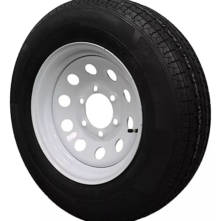 (Set of 4) and Wheel 205/75R15 Highway Terrain – 15.0-Inch Rim, 8-Ply-Ply Strength, Load 107.0, Speed M – Heavy-Duty Trailer Tire | A15604520116108ST20575R15-B4