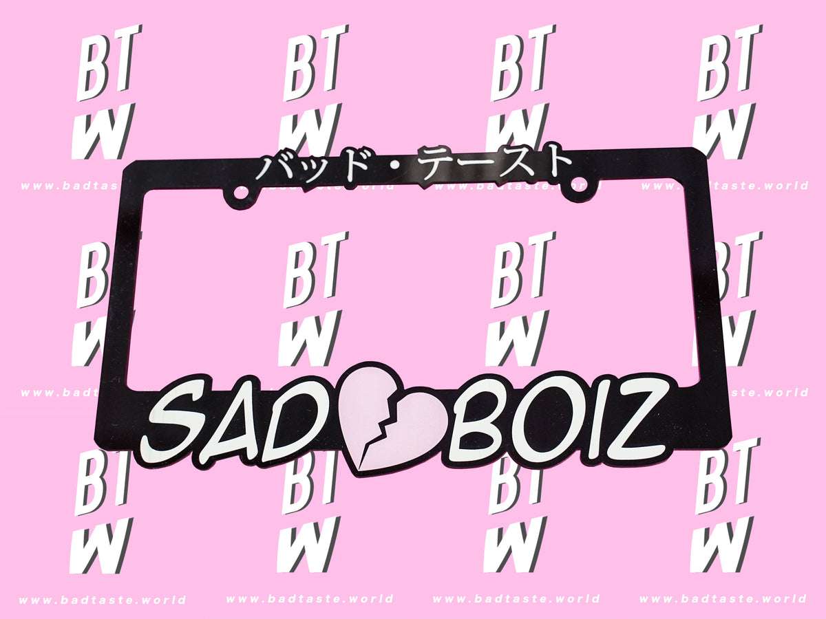 SAD BOIZ License Plate Frame