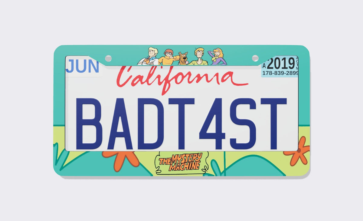 Scooby Doo License Plate Frame