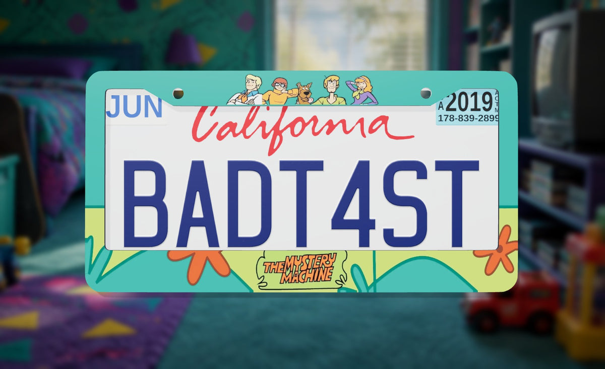 Scooby Doo License Plate Frame