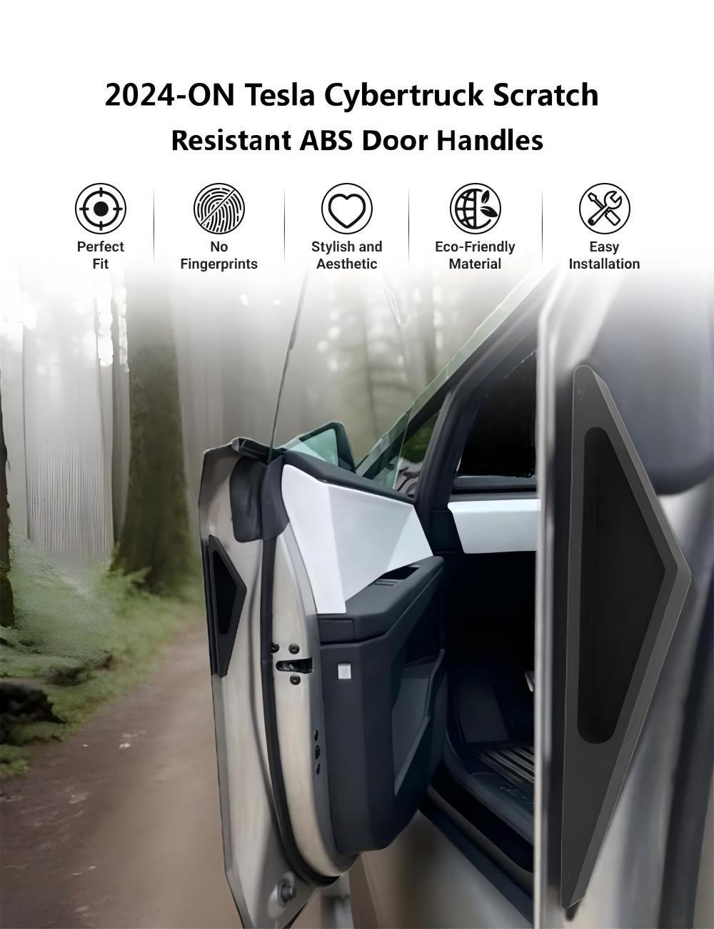 Tesery Scratch-Resistant ABS Door Handles for Cybertruck