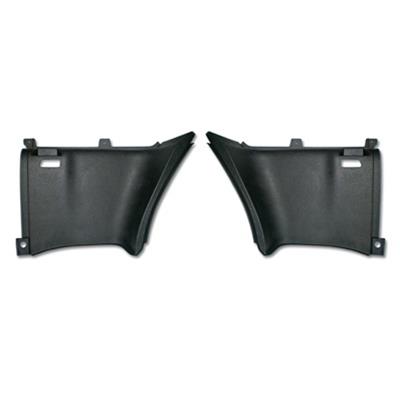 Scott Drake Quarter Panels, Interior, Plastic, Black, Ford, Pair - C9ZZ6331123A