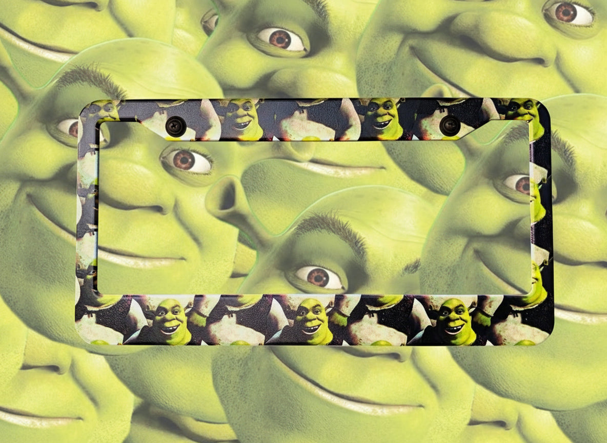 Shrek License Plate Frame