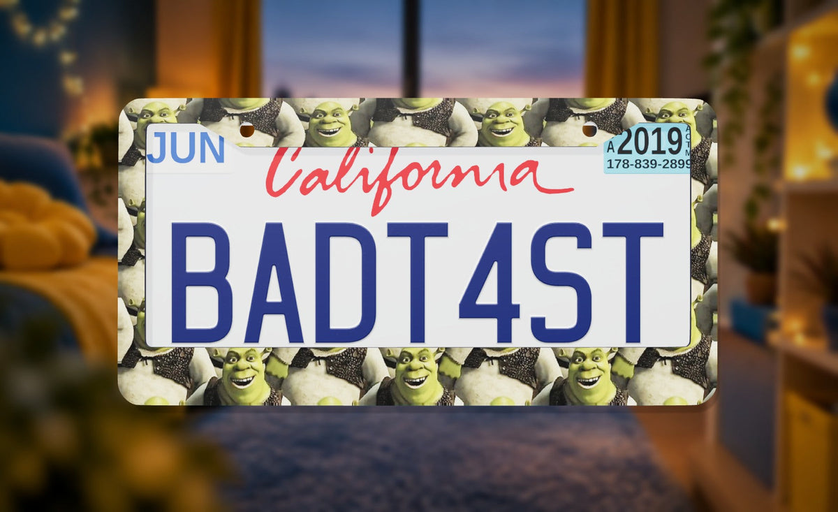 Shrek License Plate Frame
