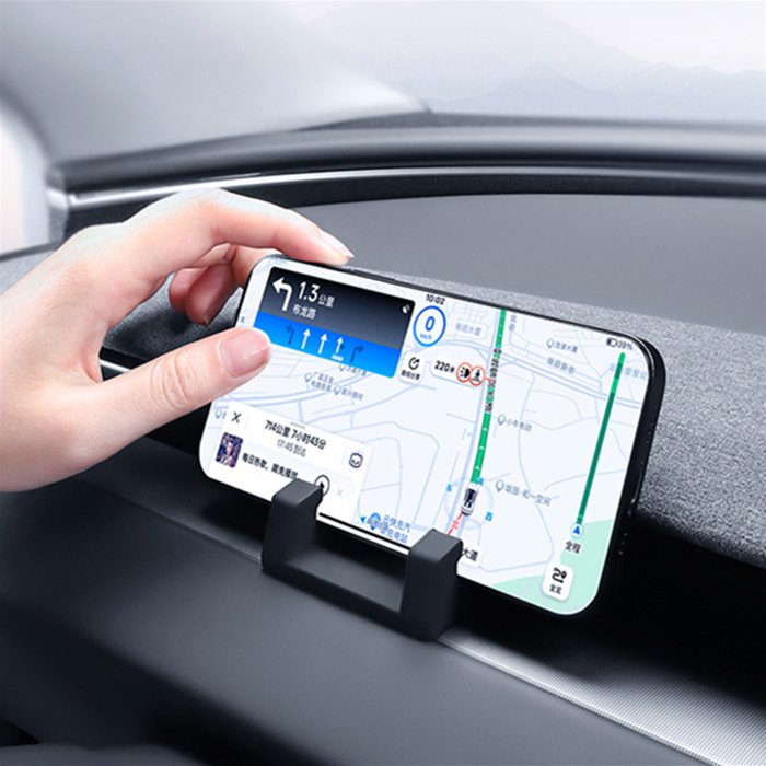 Tesery Silicone Phone Holder for Tesla Model 3 Highland & Model Y Juniper & Model YL