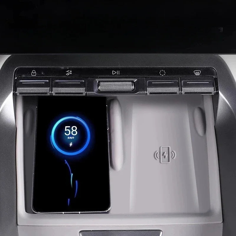 EVSTITAN Center Console Wireless Charging Pad Silicone Mat for ZEEKR 7GT