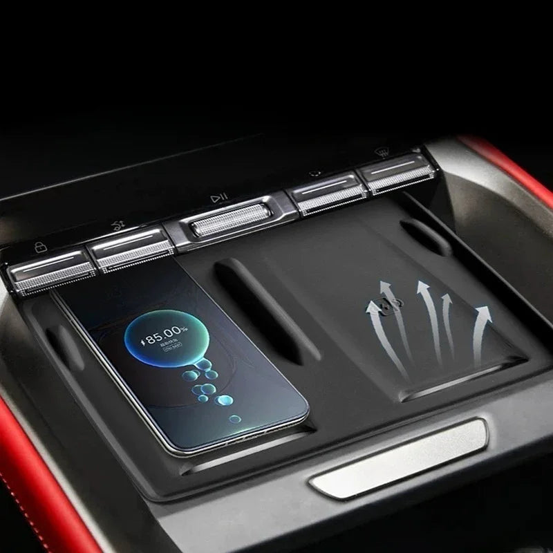 EVSTITAN Center Console Wireless Charging Pad Silicone Mat for ZEEKR 7GT