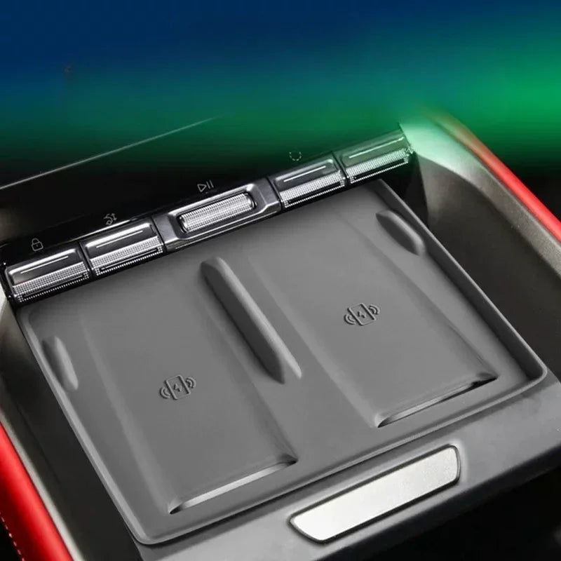 EVSTITAN Center Console Wireless Charging Pad Silicone Mat for ZEEKR 7GT