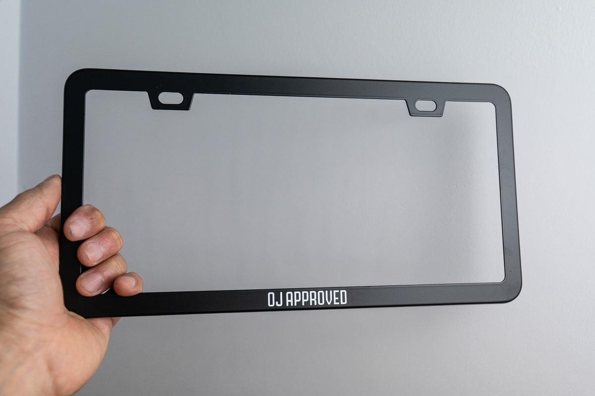 USA Slim "OJ Approved" License Plate Frame (Pair)