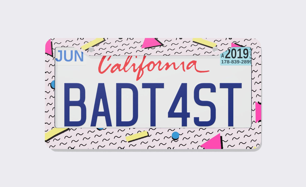 Solo Jazz Cup v3 License Plate Frame
