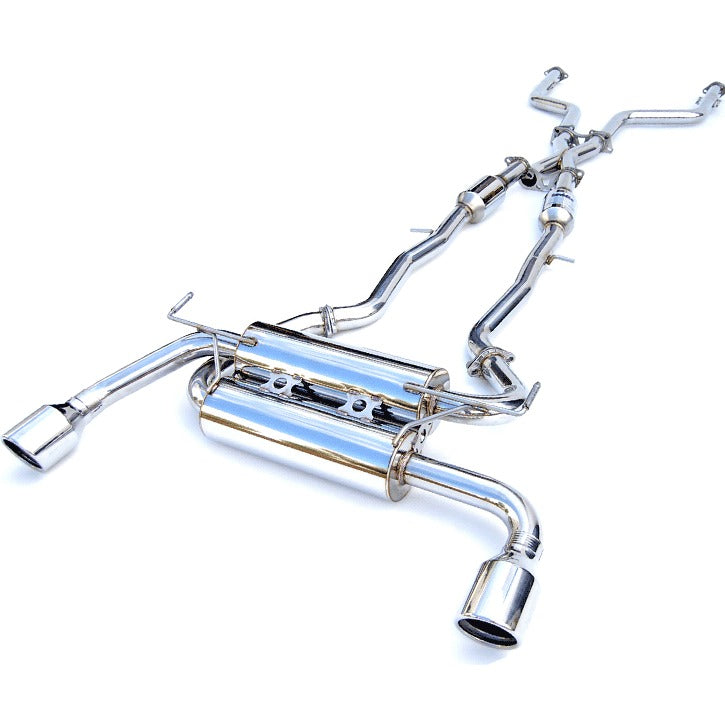 JDMuscle Invidia [14-16 Q50] Q300 Cat-Back Exhaust - Rolled Stainless Tips